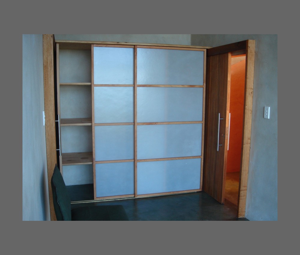 built-in cupboard completed