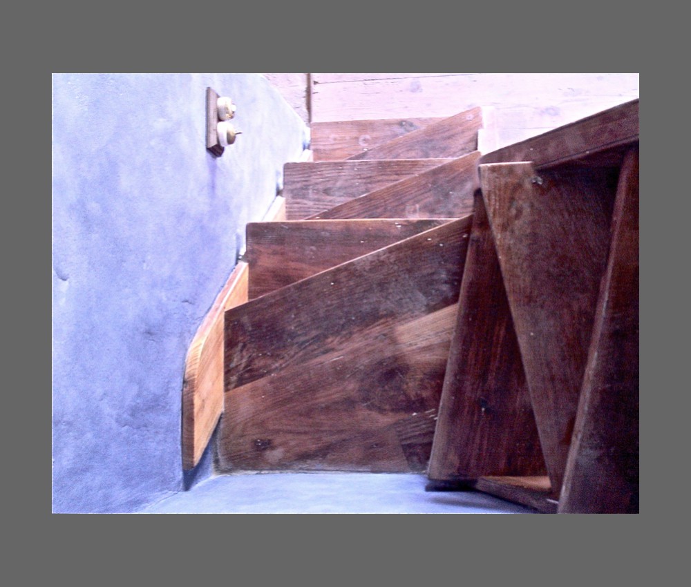 detail stairs from top