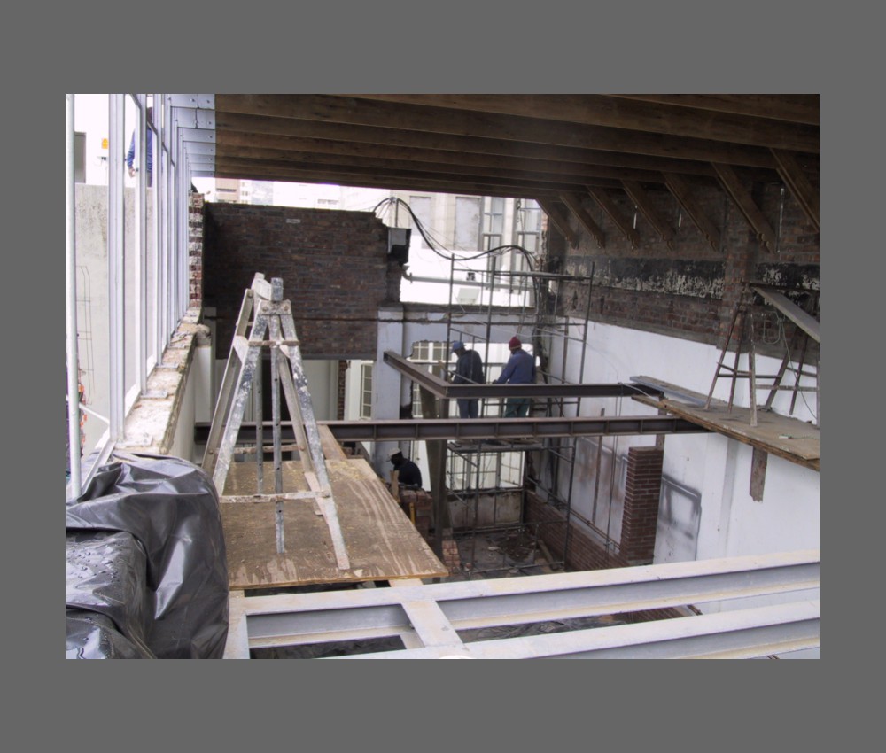 loft spaces during conversion 2005