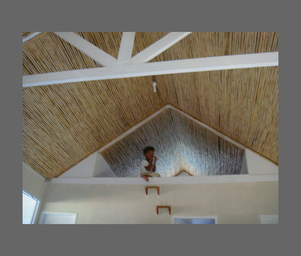 new ceiling clad with reeds 2007